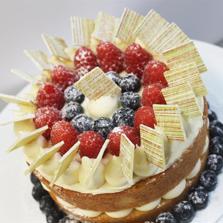 Birthday Cake - White Chocolate and Berries